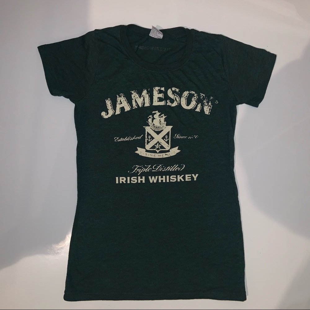 Jameson Whiskey Logo Tshirt Women’s Green